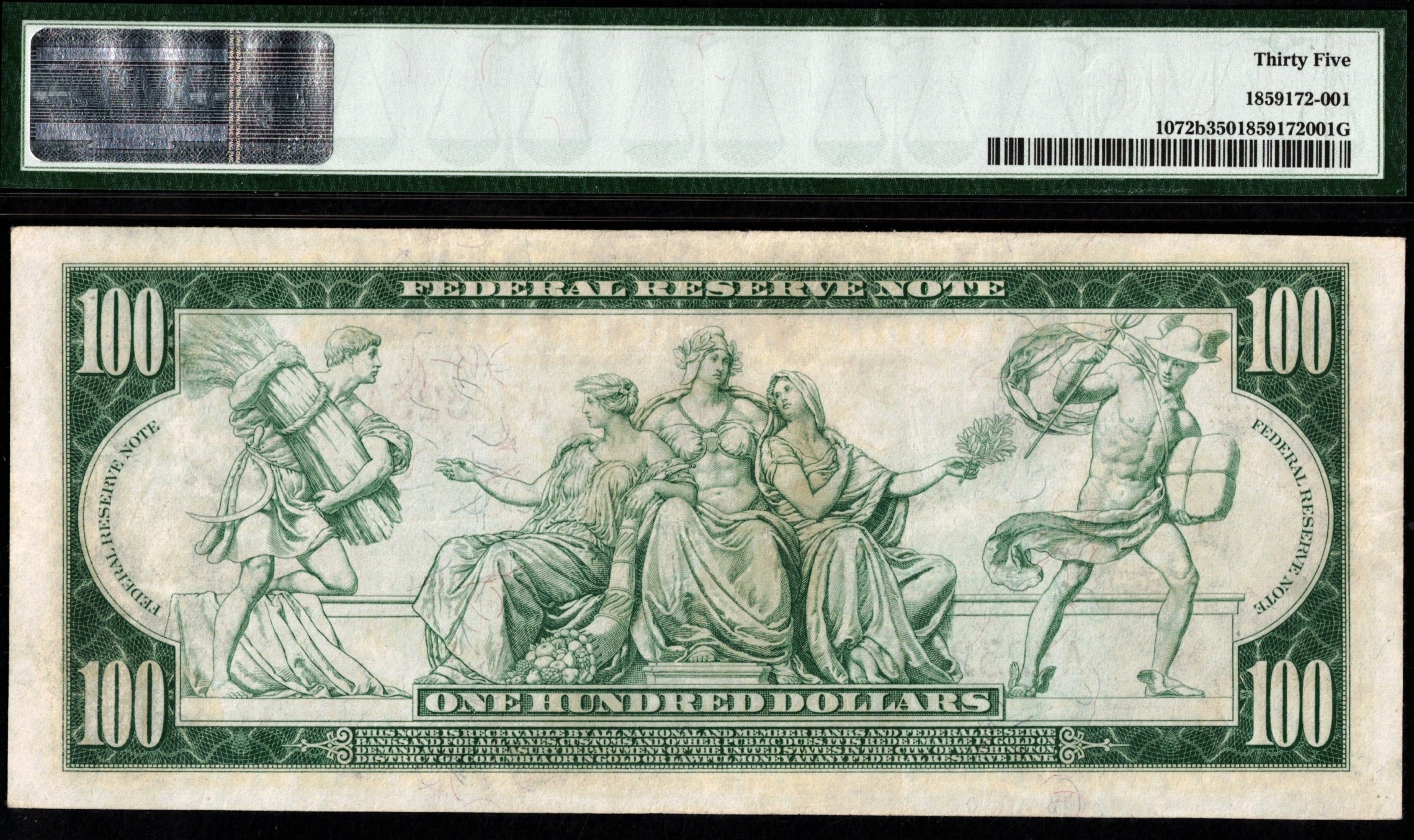 thumbnail image 2 of 1914 Series $100 Ben Franklin Design On Modern $2 Bill – Novelty Currency Collectible 2 of 6