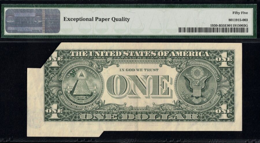 2003A $1 FRN "OPEN PRINTED-FOLD" 55Q