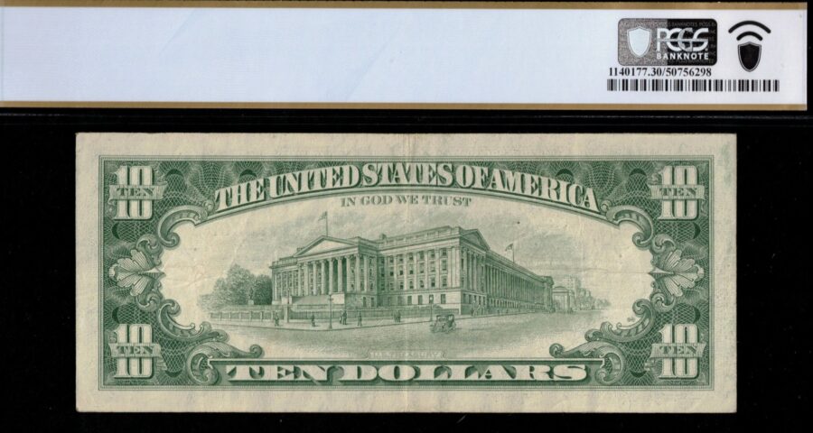 1969 $10 FRN G01000000B 30Q