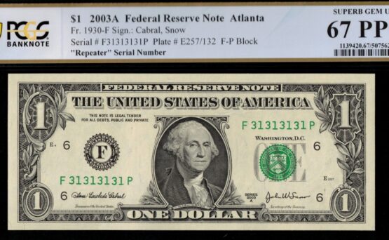 2003A $1 FRN F31313131P 67Q