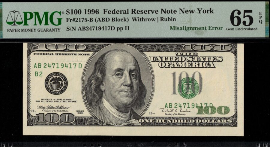 1996 $100 FRN "MIS-ALIGNMENT" 65Q