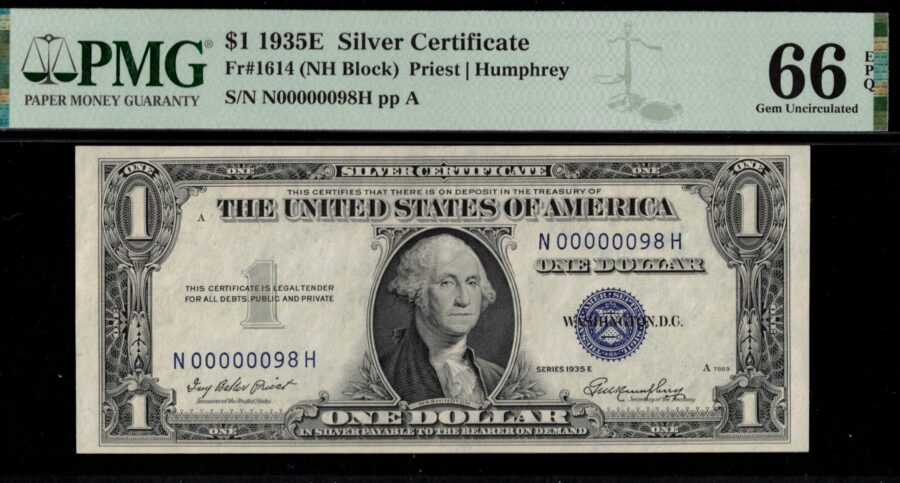 #2 1935 $1 SILVERS #00000098