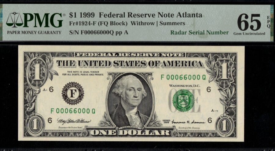 1999 $1 FRN F00066000Q 65Q