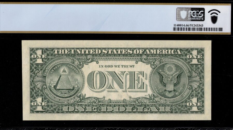 1995 $1 FRN A66000066E 66PPQ