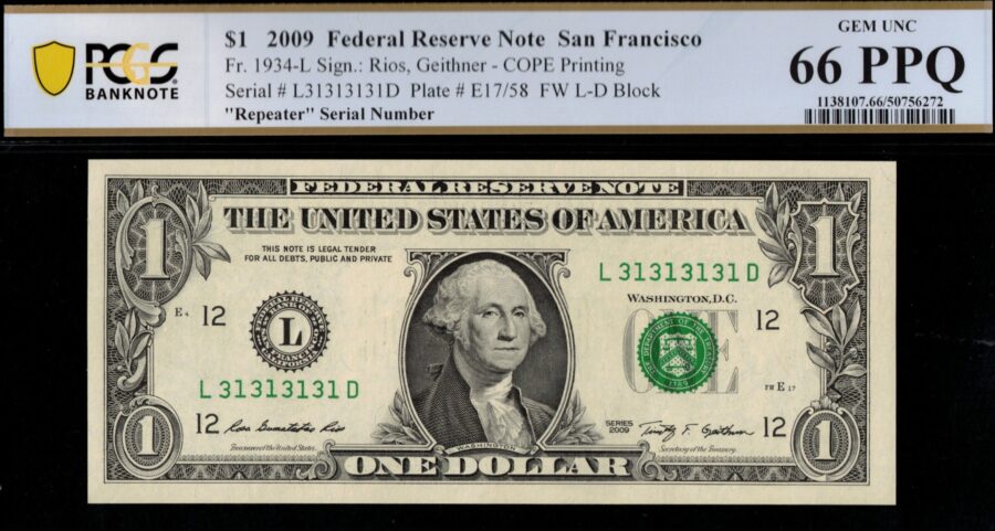 2009 $1 FRN L31313131D 66Q