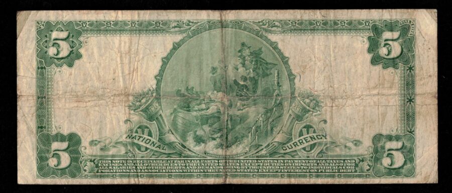 1902 $5 1ST HUNTINGTON NB W VIRGINIA