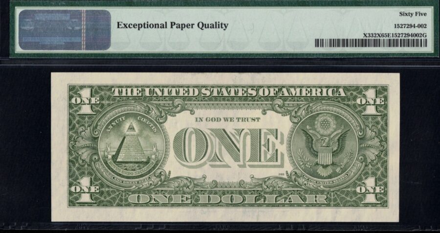 19XX $1 FRN MISSING 2ND 65Q