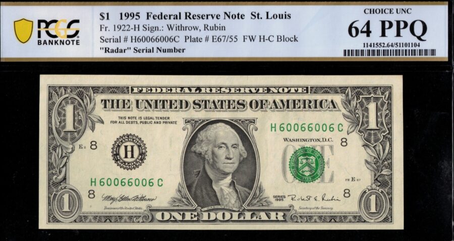 1995 $1 FRN H60066006C 64Q