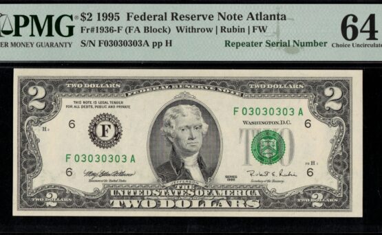 1995 $2 FRN F03030303A 64Q