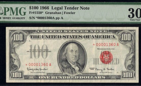 1966 $100 L.T *00001360A 30Q