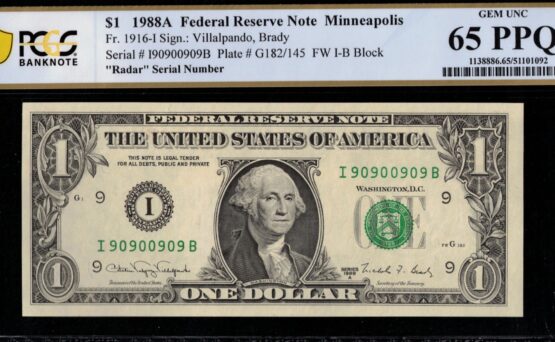 1988A $1 FRN I90900909B 65Q