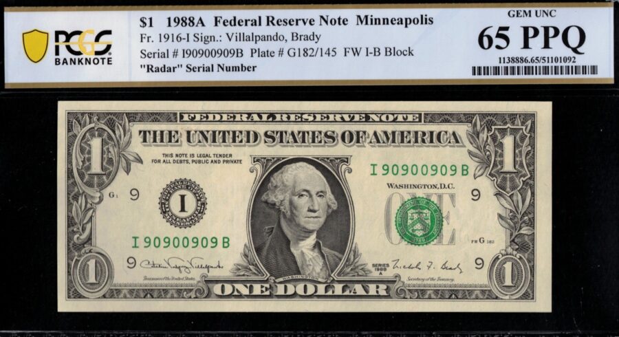 1988A $1 FRN I90900909B 65Q