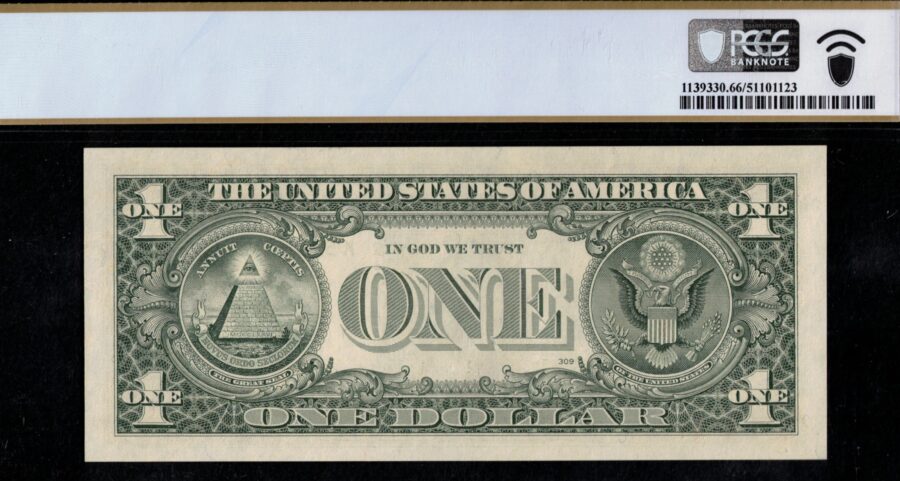 1993 $1 FRN K55000055C 66PPQ