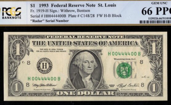 1993 $1 FRN H00444400B 66Q