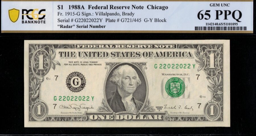1988 $1 FRN G22022022Y 65Q