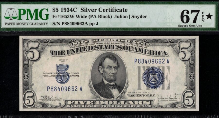 1934C $5 S.C P88409662A 67Q*