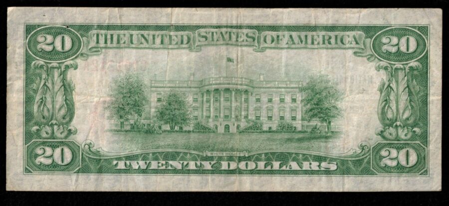 1929 $20 1ST NB Of WILMERDING PA