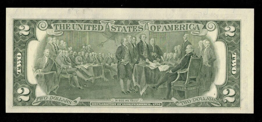 1976 $2 FRN B99991969C #1969