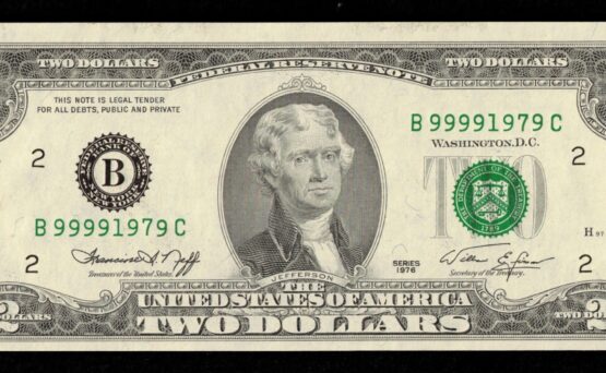 1976 $2 FRN B99991979C #1979
