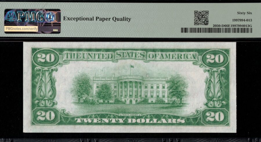 1928 $20 FRN D06672531A 66EPQ
