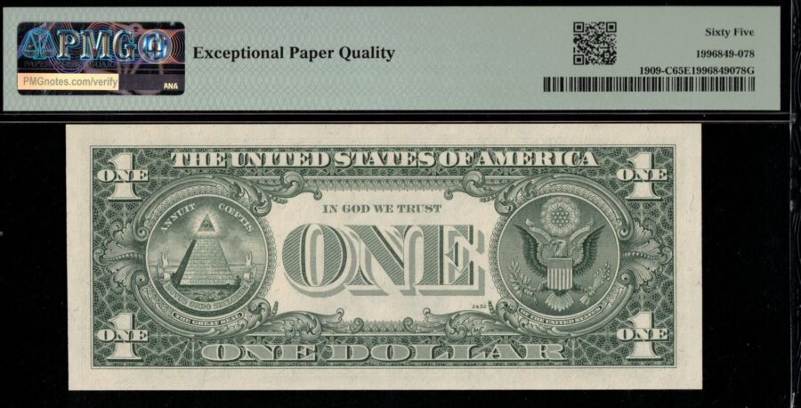1977 $1 FRN C99099099A 65PPQ