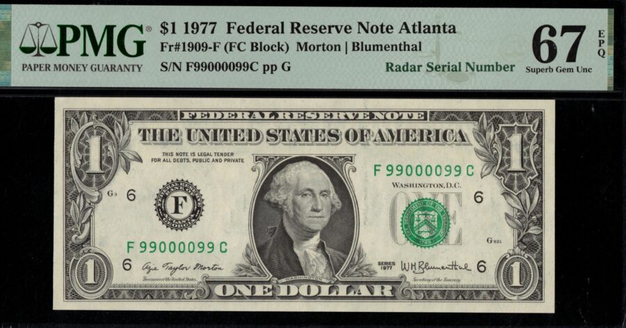 1977 $1 FRN F99000099C 67Q