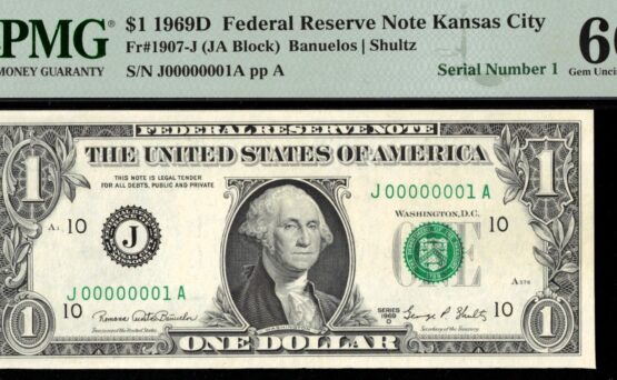 1969 $1 FRN J00000001A 66Q