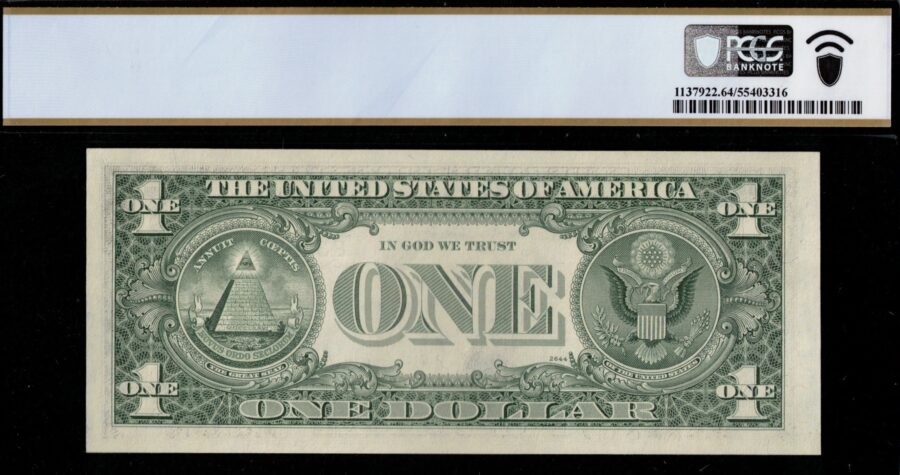 1977 $1 FRN E53535353A 64Q