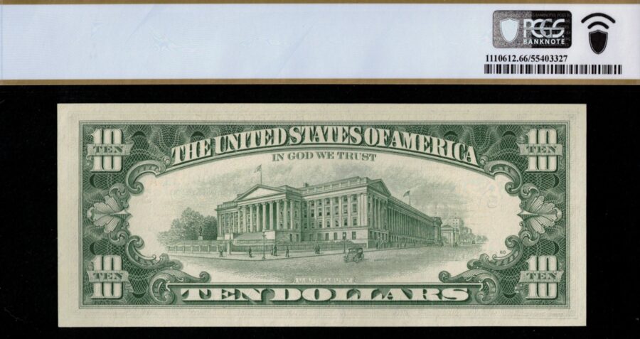1969 $10 FRN C00000031A 66Q