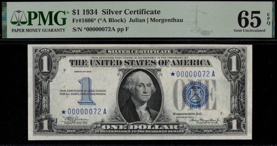 1934 $1 S.C *000000072A 65Q