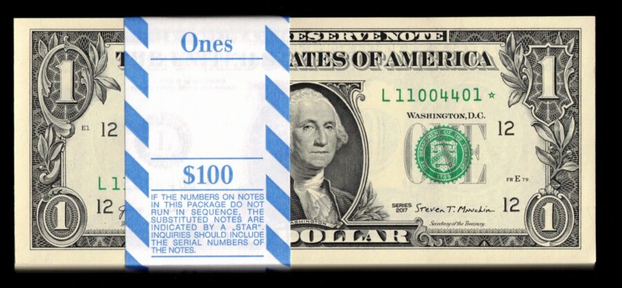 2017 $1 FRN "BEP-STAR=PACK" FANCY