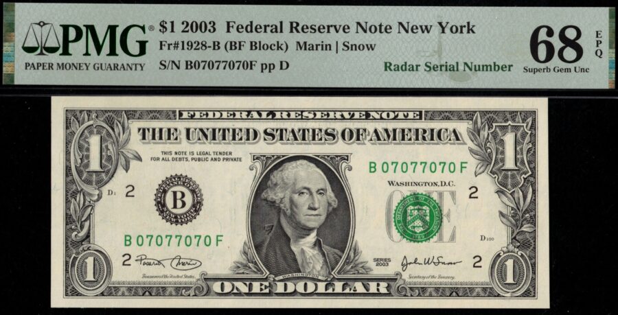 $1 2003 FRN B07077070F 68Q