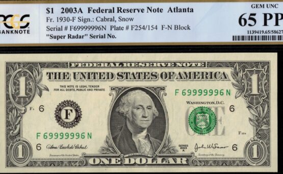 2003A $1 FRN F69999996N 65Q