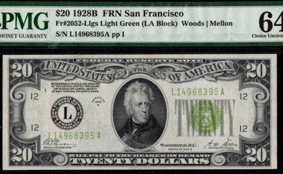 1928B $20 FRN SAN FRANCISCO #64Q