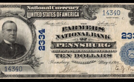 1902 $10 FARM NB PENNSBURG PA