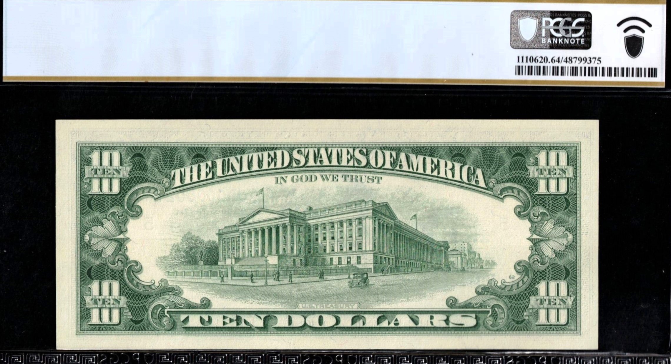 1969 $10 FRN E00000002A 64Q
