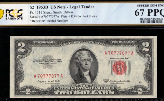 1953B $2 L.T A70777077A 67Q