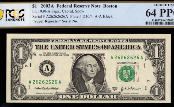 2003 $1 FRN A26262626A 64Q