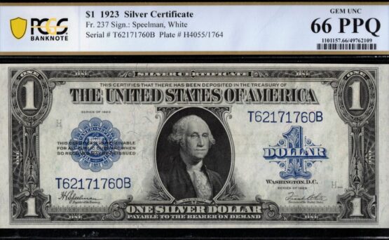 FR-237 1923 $1 S.C T62171760B 66Q