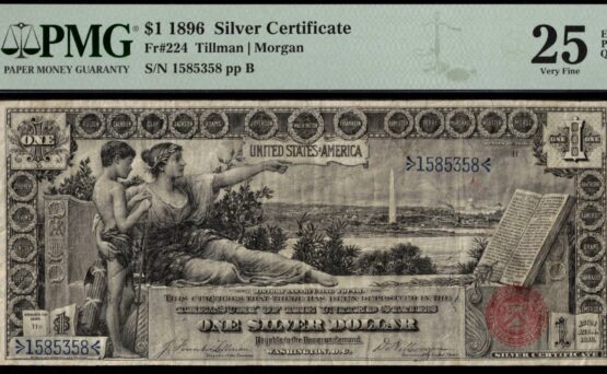 FR-224 1896 $1 S.C 1585358 #25Q