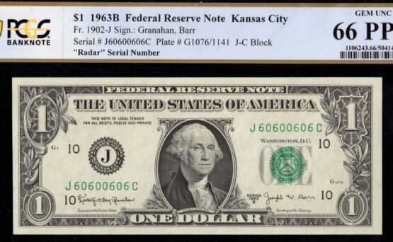 1963B $1 JOSEPH-BARR RADAR