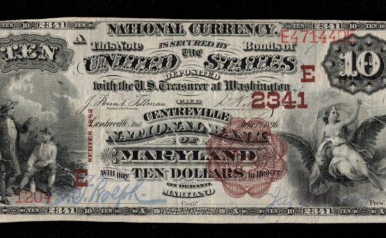 1882 $10 CENTREVILLE BANK MD