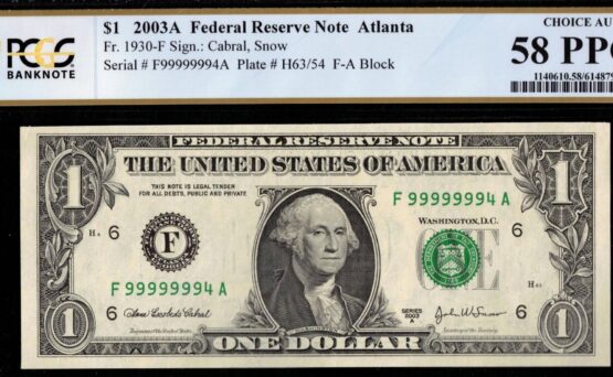 2003A $1 FRN F99999994A 58Q