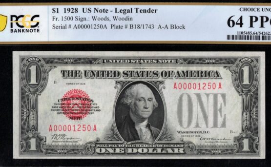 1928 $1 L.T A00001250A 64Q