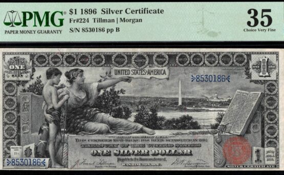 FR-224 1896 $1 EDUCATIONAL 35