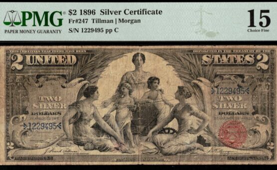 FR-247 1896 $2 EDUCATIONAL #15