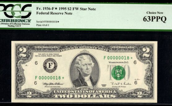 1995 $2 FRN F00000018* STAR 63Q