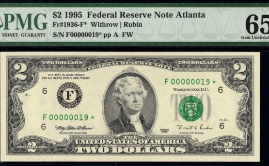 1995 $2 FRN F00000019* STAR 65Q