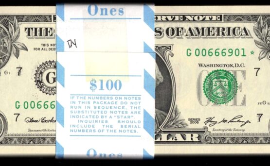 2006 $1 FRN FLIPPER SN# STARS