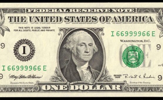 1995 $1 FRN I66999966E Error